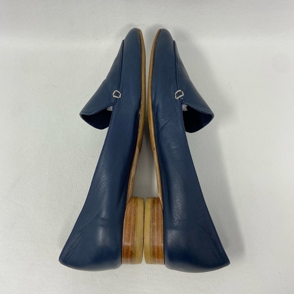 Equitare Blue Leather Pointed Toe Flats, Women’s Size 40 - Picture 9 of 14